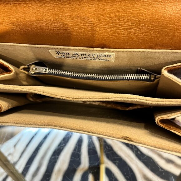 Pan American 1950s calf hair top handle handbag - Picture 7 of 8